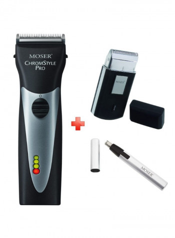 Combo Pack Hair Trimmer Black/Silver