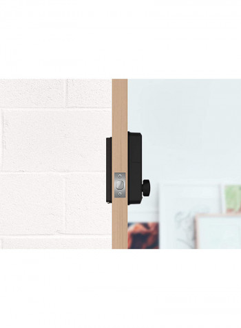 Smart Deadbolt 2S Door Lock Black 12X15X20.5cm