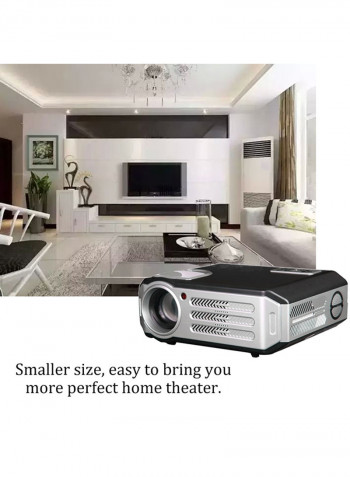 Home Theater Video Digital Projector Black/White