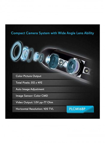 License Plate Frame Rear View Backup Camera