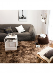 Anti-Skid Soft Area Rug Brown XL