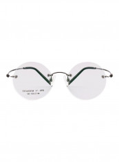 Round Rimless Eyeglasses Frame