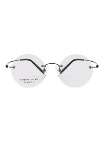 Round Rimless Eyeglasses Frame