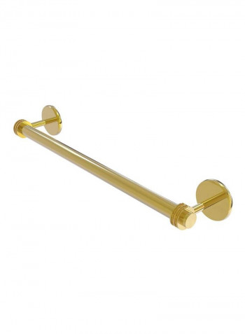 Satellite Orbit Two Collection Towel Bar Gold 36inch