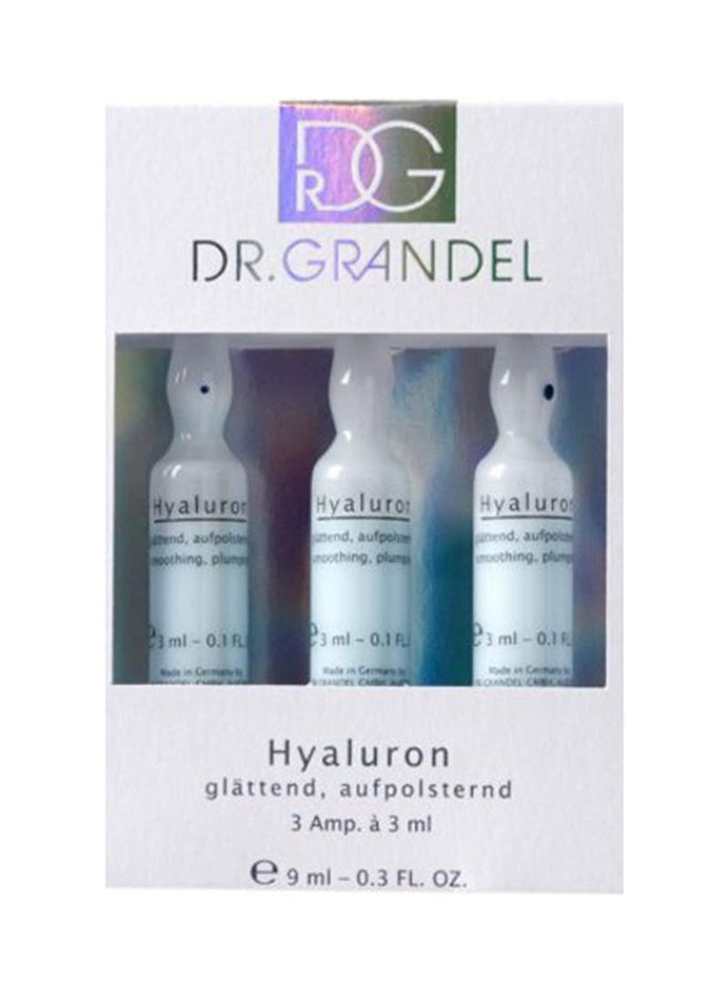 Dr. Grandel Hyaluron 3 Ml – 24 Pack Ampoules Pro Size - Intensive Care Concentrate With 'Wrinkle Fillers' Effect