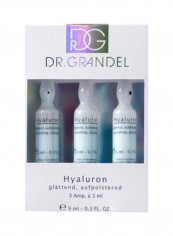 Dr. Grandel Hyaluron 3 Ml – 24 Pack Ampoules Pro Size - Intensive Care Concentrate With 'Wrinkle Fillers' Effect