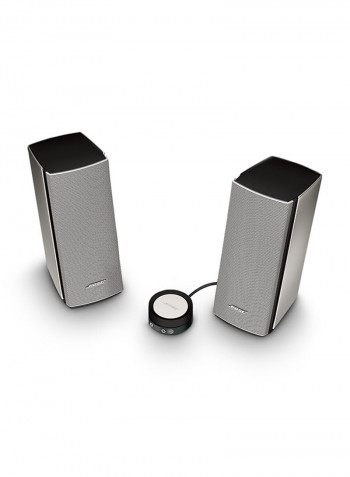 Companion 20 Multimedia Speaker System With Control Pod COMPANION 20 Silver