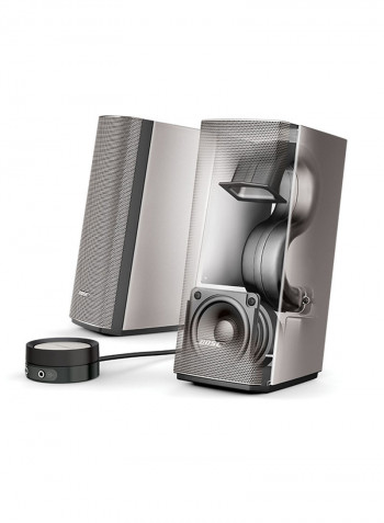 Companion 20 Multimedia Speaker System With Control Pod COMPANION 20 Silver