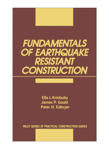 Fundamentals Of Earthquake-Resistant Construction Hardcover