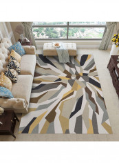 Wave Striped Anti-Slip Mat Multicolour 140x200centimeter