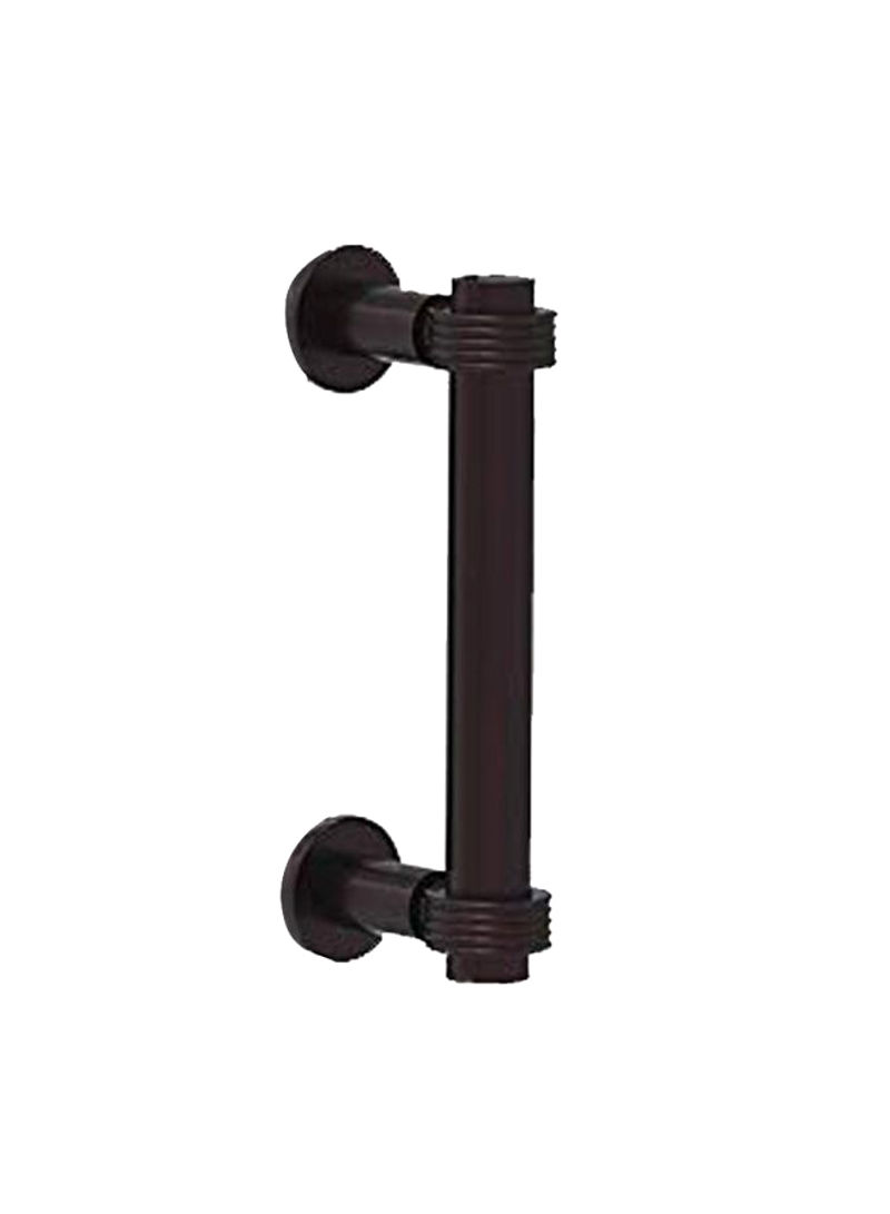 Contemporary Back Grooved Accent Shower Door Pull Antique Bronze 6inch