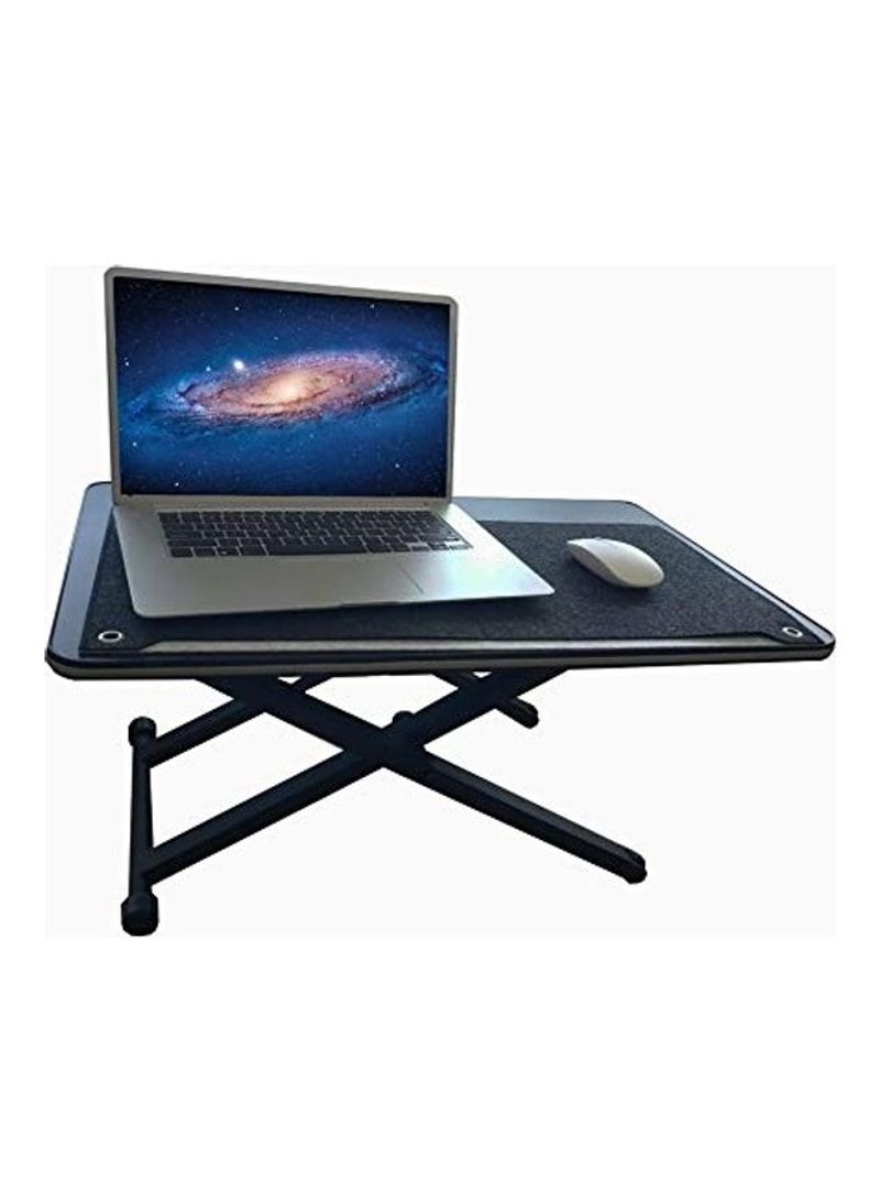 Height Adjustable Laptop Stand Black