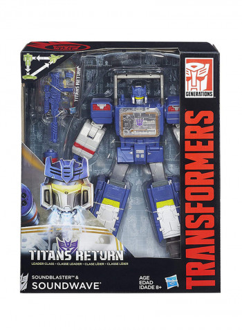 Generations Titans Return Soundwave And Soundblaster Figure