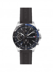 Men's Silicone Quartz Chronograph Wrist Watch With Calendar Display 1791724