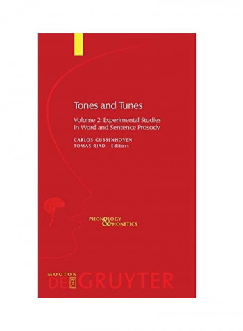 Tones And Tunes, Volume 2 Hardcover English by Carlos Gussenhoven