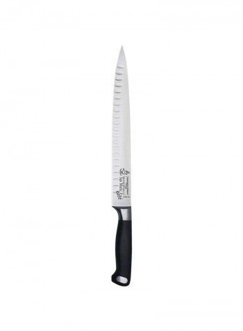 San Moritz Elite Kullenschliff Carving Knife Silver/Black 10inch