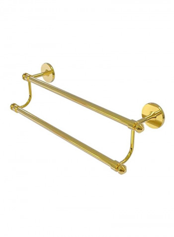 Brass Double Towel Bar Gold 30inch