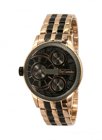 Men's Water Resistant Stainless Steel Analog Wrist Watch G3009-06