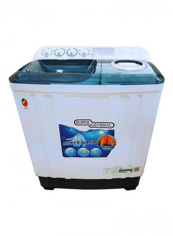 Twin Tub Semi Automatic Washing Machine 10KG 12 kg 1500 W SGW125 White
