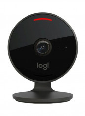 Circle View Weatherproof Wired Home Security Camera 2.24x2.65x2.78inch Black