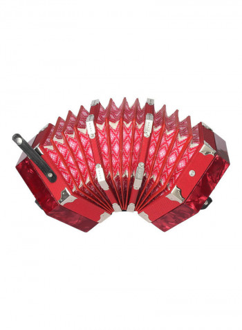 Concertina Accordion Anglo Style with Carrying Bag