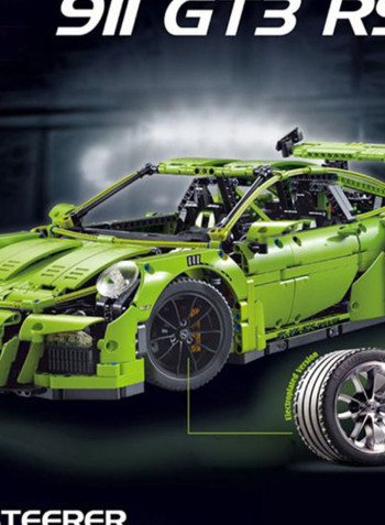 2728-Piece Porsche 911 GT3 RS Building Car Set