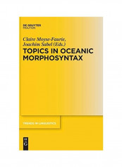 Topics In Oceanic Morphosyntax Hardcover English by Joachim Sabel