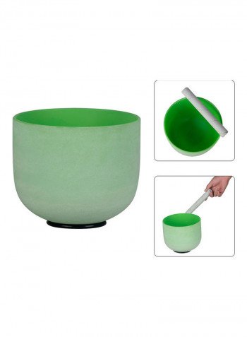 Crystal Singing Bowl With Mallet And Rubber O-Ring