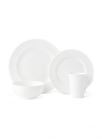 16-Piece Dinnerware Set White