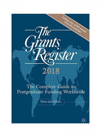 The Grants Register 2018 Hardcover 36