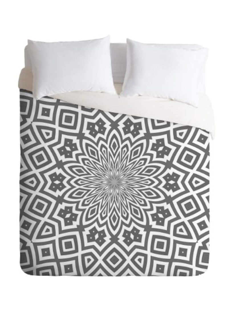 Argyropoulos Helena Printed Duvet Cover Polyester Grey/White Twin