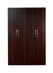 Four Door Wardrobe Armoire Wenge 180x160x40centimeter