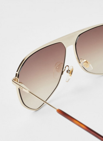 Men's Full Rim Metal  Aviator Sunglasses