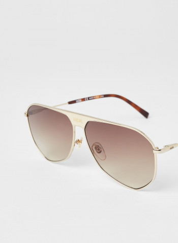 Men's Full Rim Metal  Aviator Sunglasses