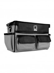 Mirrorless Camera Case With Adjustable Insert Dividers For Sony DSLR Alpha Cybershot Cameras Grey/Black