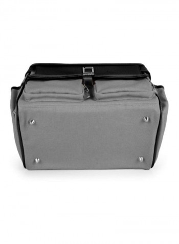 Mirrorless Camera Case With Adjustable Insert Dividers For Sony DSLR Alpha Cybershot Cameras Grey/Black