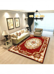 Vintage Floral Print Anti-Skidding Mat Multicolour 140x200centimeter