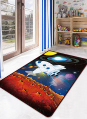 Aerospace Printed Anti-Skid Mat Multicolour 140x200centimeter