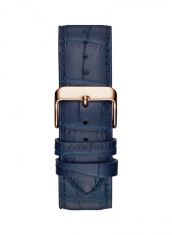 Men's Leather Analog Watch W1105G4