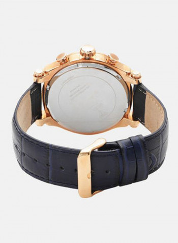 Men's Leather Analog Watch W1105G4