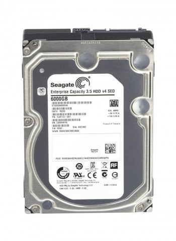 Internal Hard Drive 6TB Black/Silver