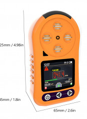 Handheld Multifunctional O3 Concentration Tester Orange 25 x 7 x 20cm