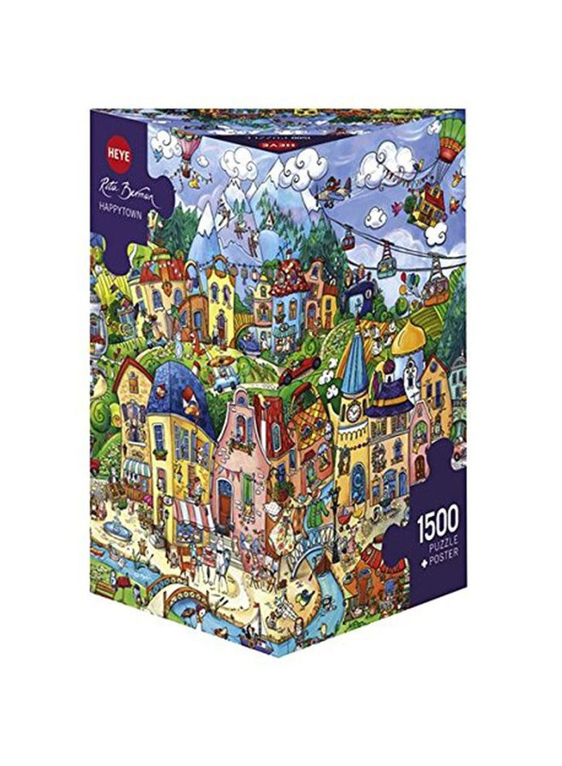 1500-Piece Rita Berman Happytown Jigsaw Puzzle 29744