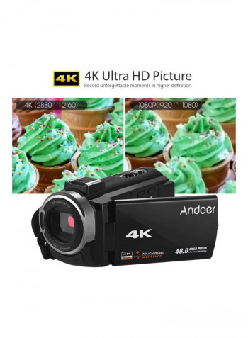 4K HD Camcorder With Accessory Set
