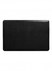 Anti-Fatigue Solid Rubber Mat Black 0.3x24x36inch