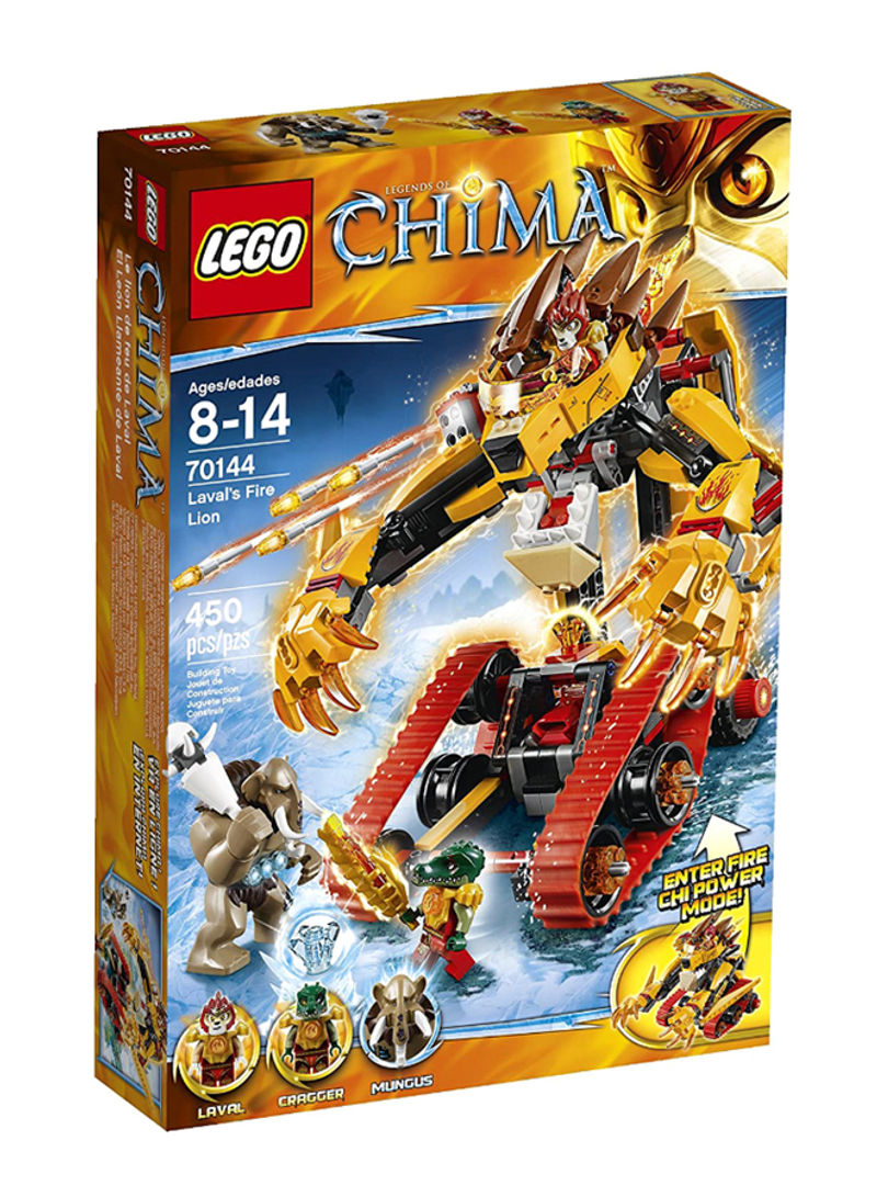 450-Piece Legends Of Chima Laval's Fire Lion Building Set 70144