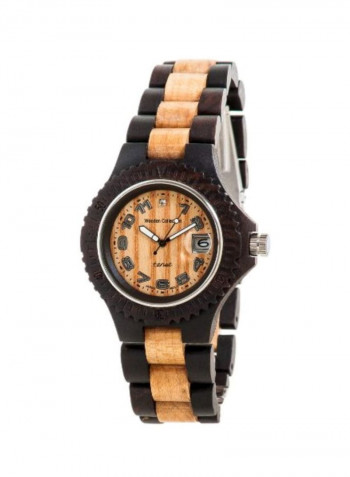 Women's Wooden Analog Watch G4100WM ANLF