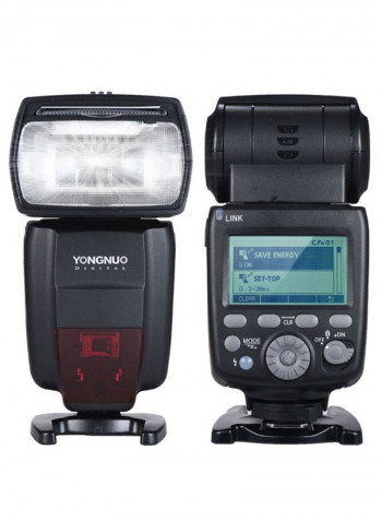 2000 mAh YN720 Wireless Speedlite Flash Light Kit 2.5x8.3x3.1inch Black