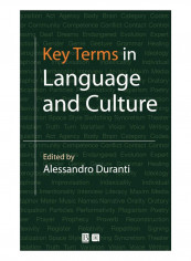 Key Terms In Language And Culture Hardcover 1st Edition