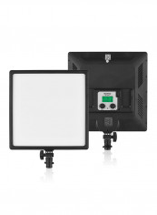 Ultra Slim Bi-Color LED Video Light – 3200-6500K Black/White